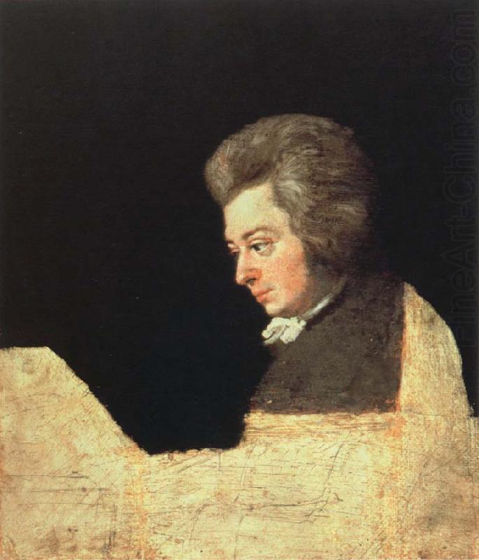 joseph lange mozart at the pianoforte china oil painting image